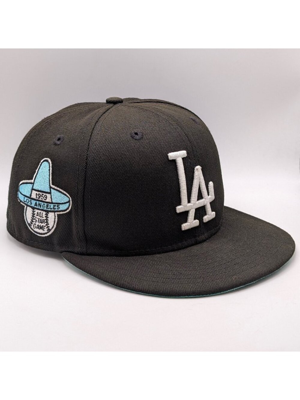 LA Dodgers New Era 59FIFTY Fitted Hat 1959 All Star Game Flat Brim Size 7 1/4